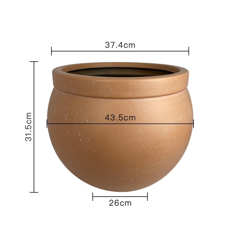 Imitation Clay Large Round Flower Pot